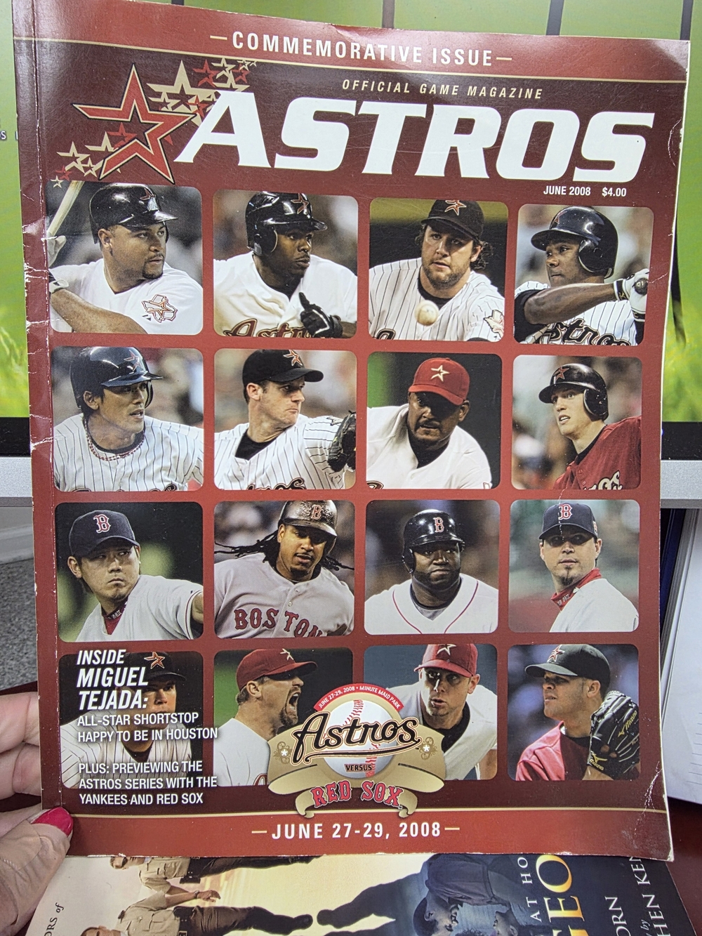 Houston Astros Commemorative Game Magazine - Red Cover